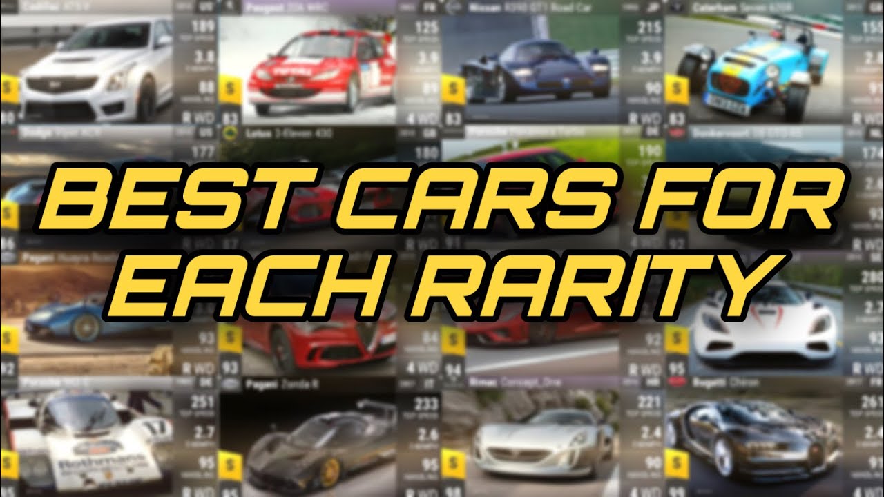 THE BEST CARS FOR EACH RARITY IN (ACCORDING TO ME) TOP - YouTube