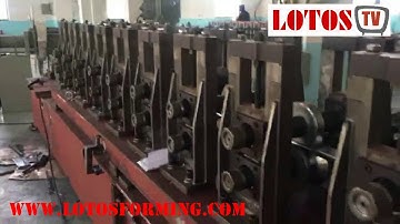Flying cutting U profile roll forming machine