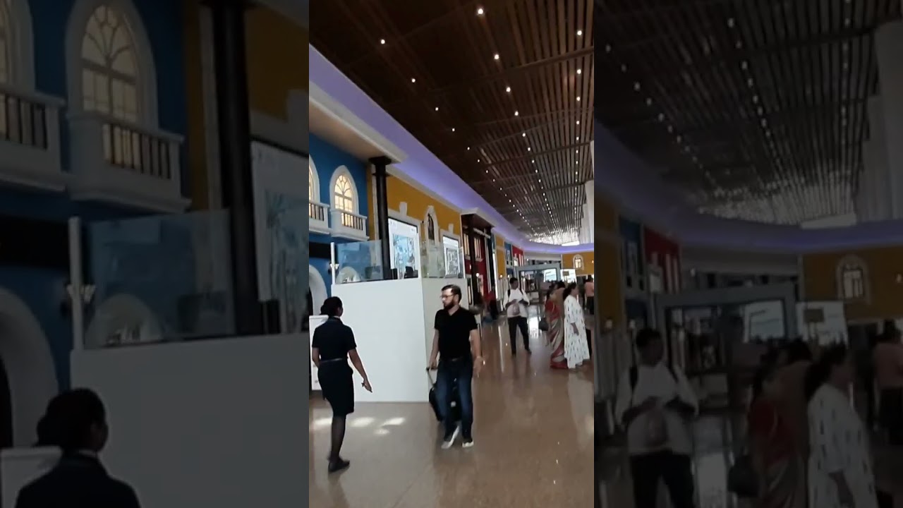 Goa airport baggage claim area|check in baggage|