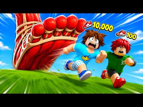 I SPENT 10,000 ROBUX TO GET FASTER AND ESCAPE THE GIANT!!