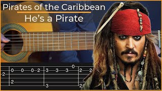 Pirates of the Caribbean - Main Theme (Simple Guitar Tab)