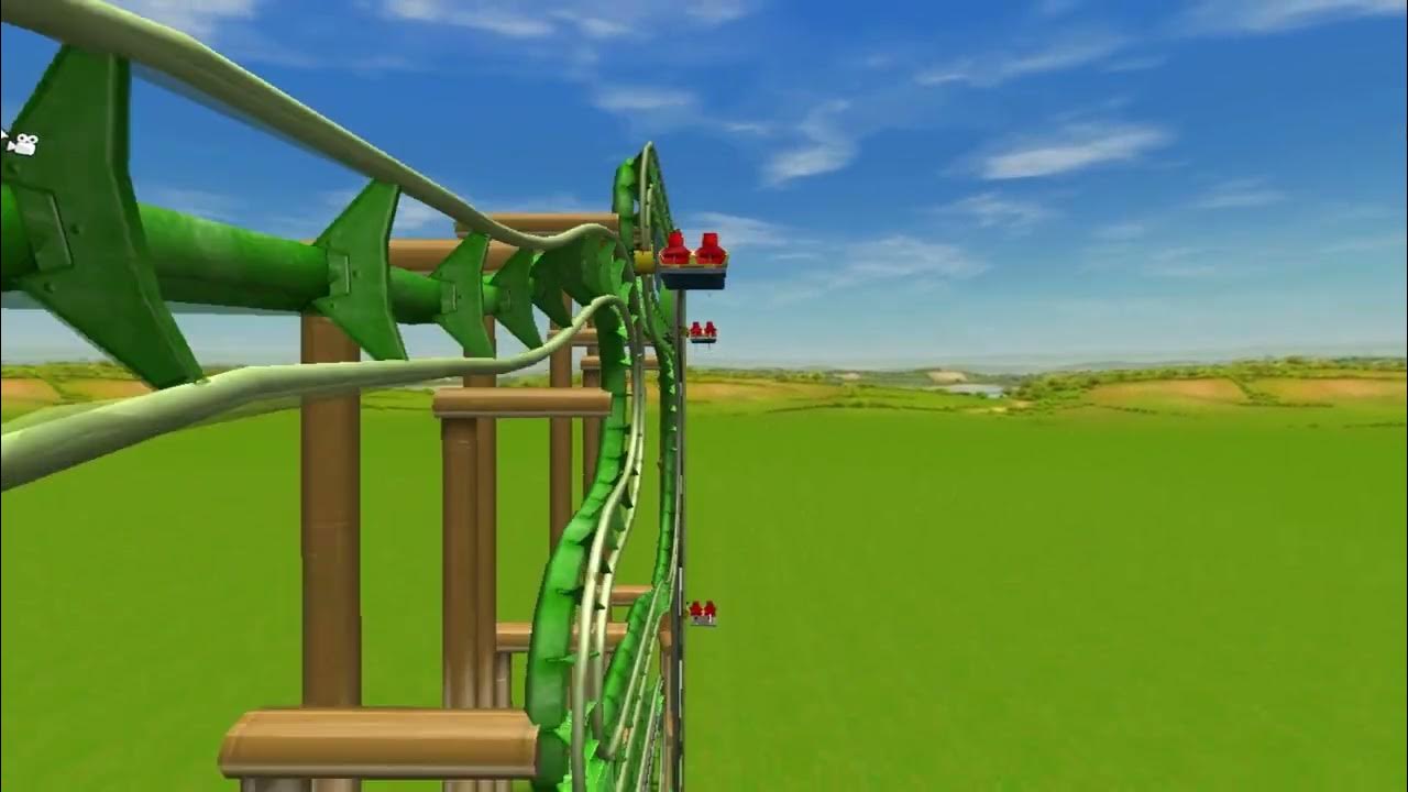 Roller Coaster Tycoon 3 Whiplash Rollercoaster YouTube