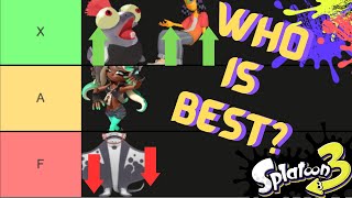 The Best Splatoon Character Tierlist