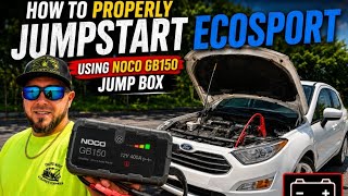 How to Jumpstart a Ford Ecosport Dead Battery