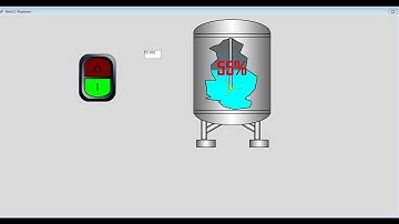 HMI Tank Level Control With Mixer For Wincc version 3 wpf