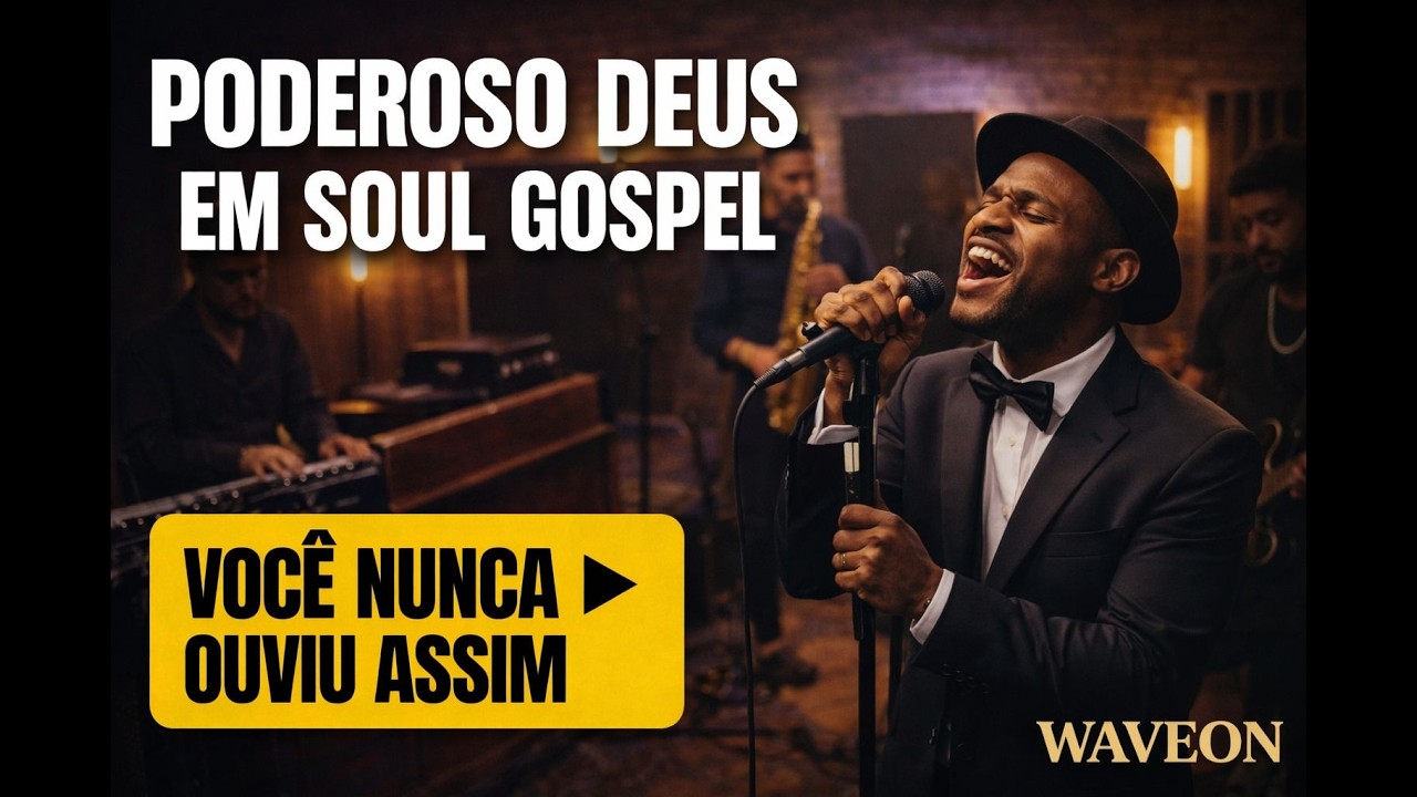 Poderoso Deus Como Você Nunca Ouviu | Soul Gospel com Groove.