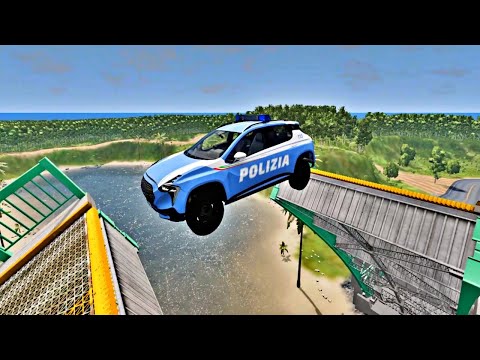 Cars vs Bascule Bridge #2😱BeamNG Drive Crashes