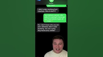 UberEats Delivery GONE WRONG!!!😱 *Texting Random Numbers!* #comedy #prank #shorts