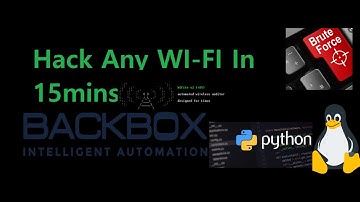 How to Hack WIFI in 15 mins #pythonhacking #bruteforce #BACKBOX #WIFITE #WORDLIST #WIFIHACKING