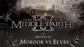 The Battle For Middle-Earth II - Mordor vs Elves (1v1 Brutal AI Skirmish) The Battle For Middle-Earth II - Mordor vs Elves (1v1 Brutal AI Skirmish)