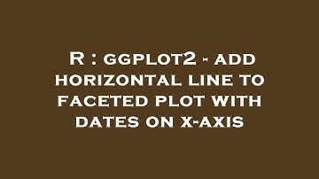 R : ggplot2 - add horizontal line to faceted plot with dates on x-axis