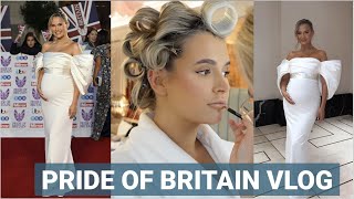 MY FIRST PREGNANT RED CARPET❤️ | PRIDE OF BRITAIN VLOG🇬🇧 | AD | MOLLYMAE