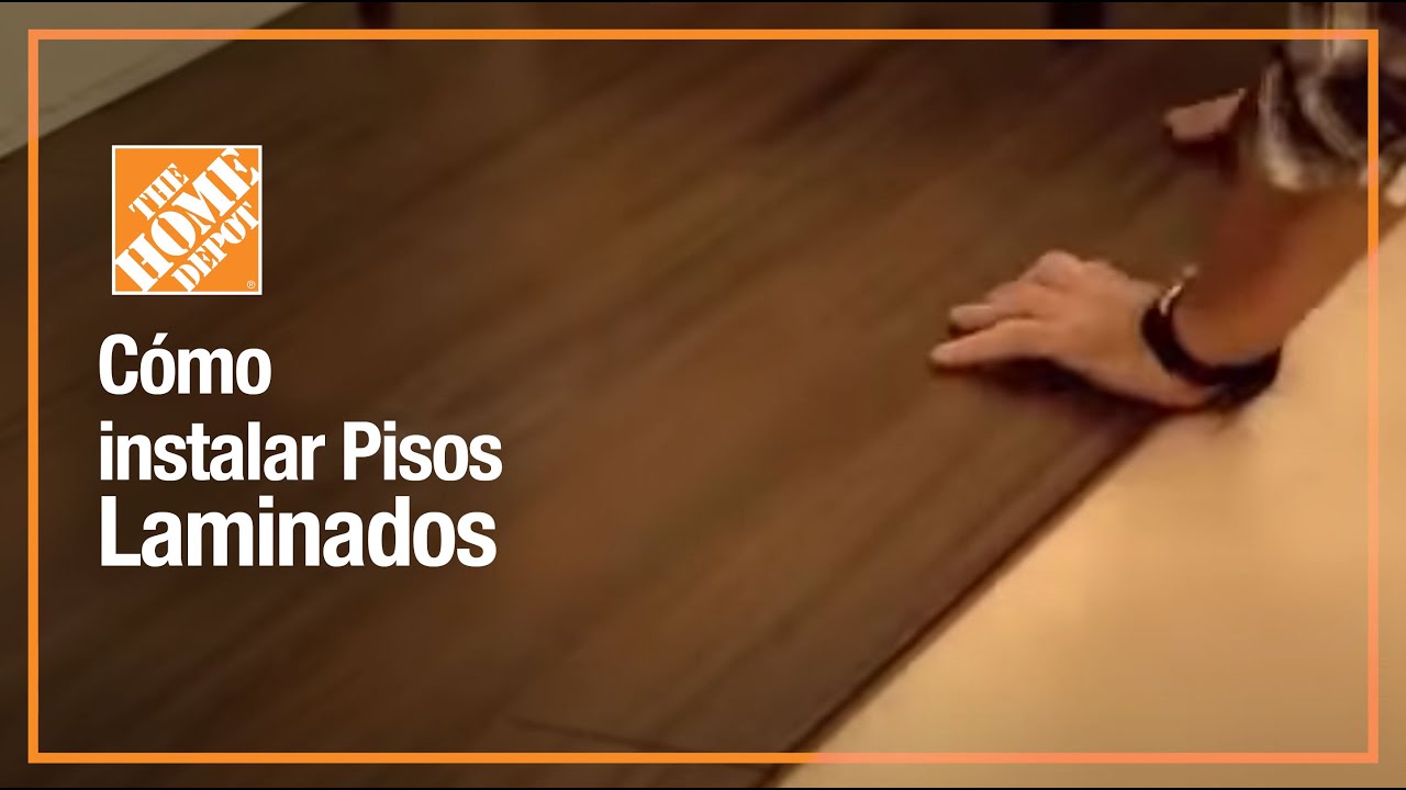 Cómo instalar pisos laminados | Pisos | The Home Depot Mx - YouTube