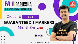 NCERT Class 8 SST (History, Geography, Political Science) L2| GUARANTEED 1 Mark Questions|Sundar Sir screenshot 3