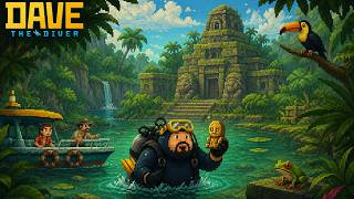 Hunting Alligators And Exploring The Jungle! - Dave The Diver Jungle DLC IS AMAZING