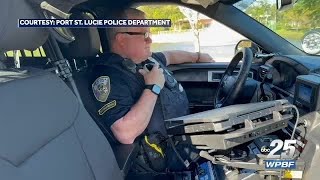 Port St. Lucie Police Department officer receives emotional send-off to retirement