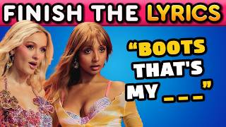 FINISH THE LYRICS 🎵 New Tiktok songs of 2026 Edition 🔥 Music Quiz