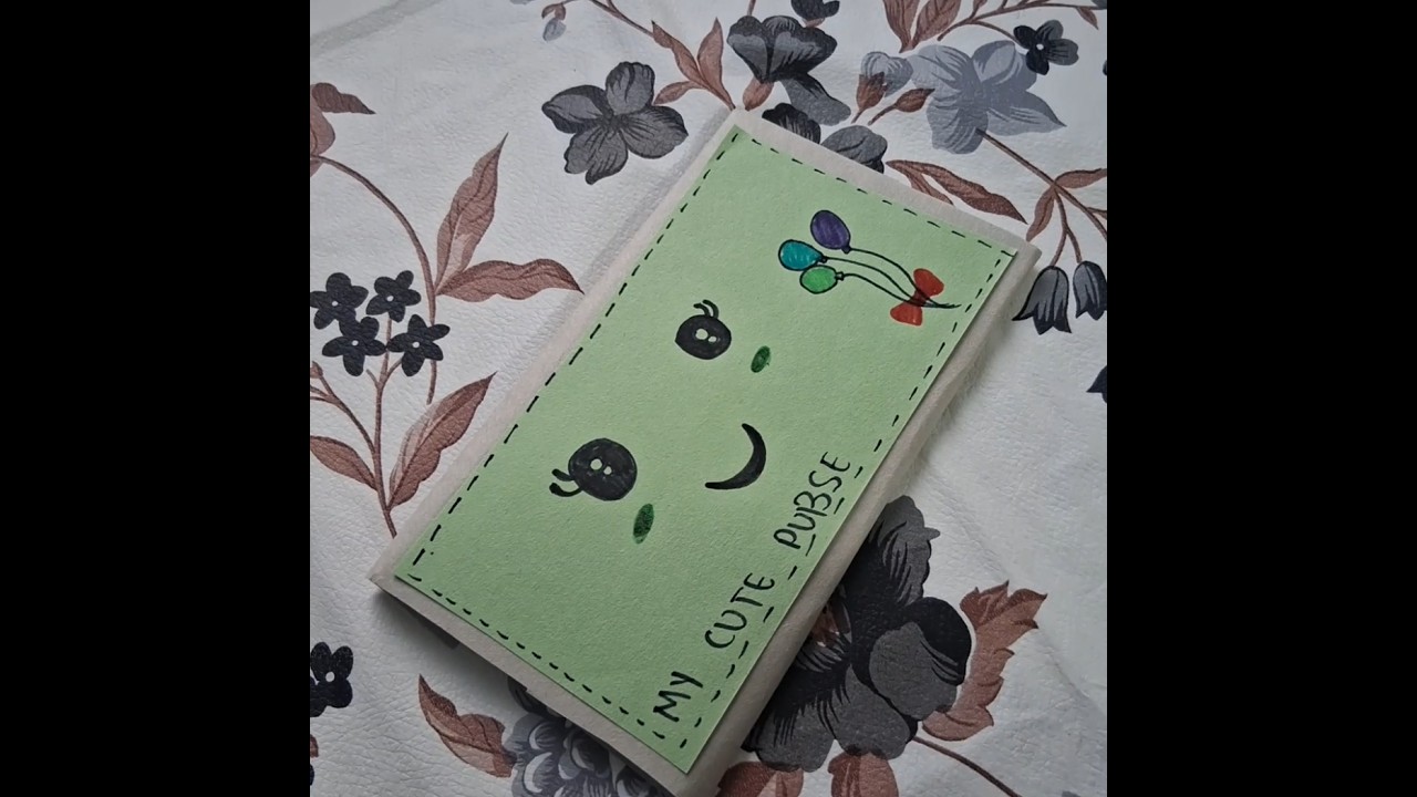 💖DIY Paper Purse🦋 from waste wedding card 🧧