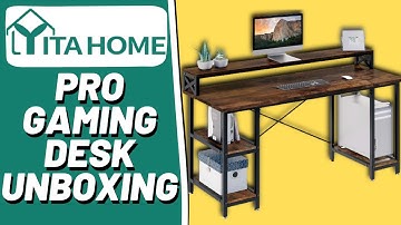Unboxing and Review of YitaHome 55 Inch Pro Gaming Computer Desk