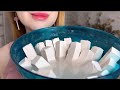 Мокрый💧Пиленный мел “Добрый” 🍭 Wet Crunch #mukbang #chalk #asmr #asmr #eatingsand #eating