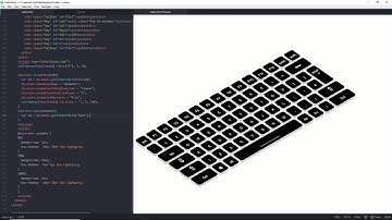 3D Keyboard auto text Input with HTML, CSS & JavaScript| GiddyCode