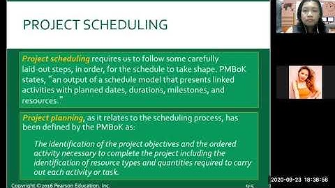 Project scheduling: Networks