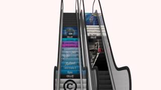 CellC Branded Rendered Animation Escalator