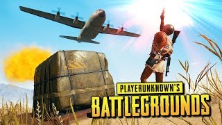 НОВЫЙ ДВОЙНОЙ АИРДРОП! НАШЛИ РАКЕТНИЦУ В ПУСТЫНЕ! PLAYERUNKNOWN'S BATTLEGROUNDS - PUBG ПРИКОЛЫ