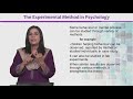 PSY402 Experimental Psychology Lecture No 9