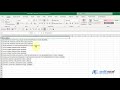 Line break within a cell as delimiter for Excel's Text to Columns tool Mp3 Song