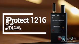 Espiamos.com - 🔥Detector de cámaras y micrófonos👀 ocultos iProtect 1216.  Localiza fácilmente todo tipo de dispositivos de transmisión inalámbrica  hasta los 12 GHz. Posee 3 bandas de frecuencias diferenciadas. Directo de  fábrica.