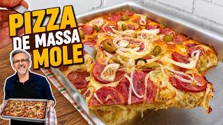 EASY NO-KNEAD BATTER PIZZA | OUR KITCHEN screenshot 3