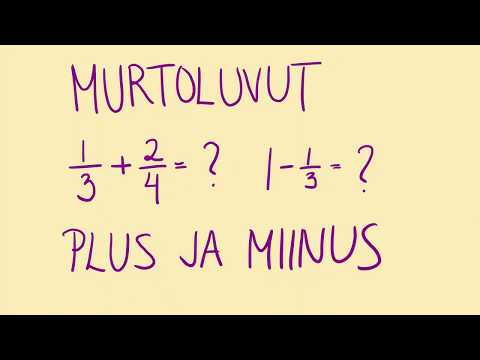 Video: Kuinka vähennät kokonaislukuja eri etumerkeillä?