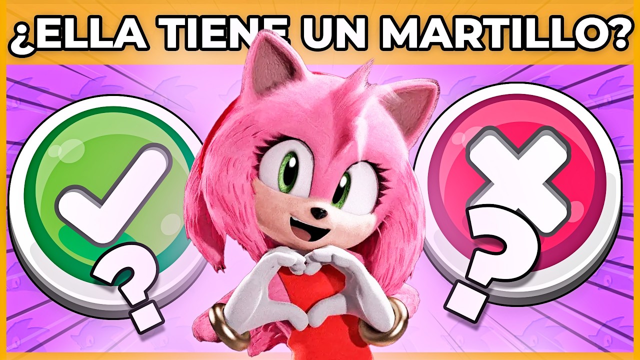 ✔️❌ VERDADERO O FALSO 🦔⚡🔵 SONIC l 35 preguntas sobre el erizo más genial  | 🐵#monoquiz