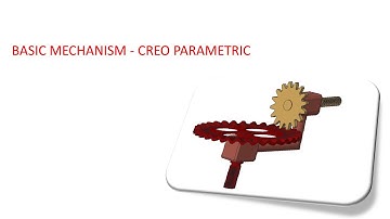How to create Gear mechanism in creo parametric - Basic