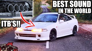 THE DRIVERS CAR! HONDA INTEGRA TYPE R DC2 ON ITB'S  SOUNDS INCREDIBLE
