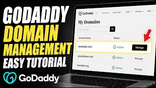 How to Configure GoDaddy for Domain Management - Easy Tutorial