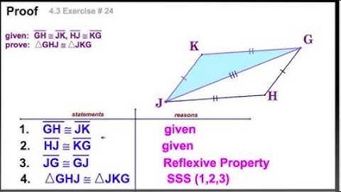 4.3 - 4 proofs using the SSS Congruence Postulate