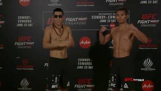 Li Jingliang vs Daichi Abe Face Off UFC Fight Night Cowboy vs Edwards