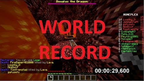 Mineplex Dragon Escape - Through Hell [OLD WORLD RECORD] [55:433] (official)
