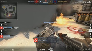 ropz 1v3 clutch vs Astralis [ ECS Season 3 mirage ]