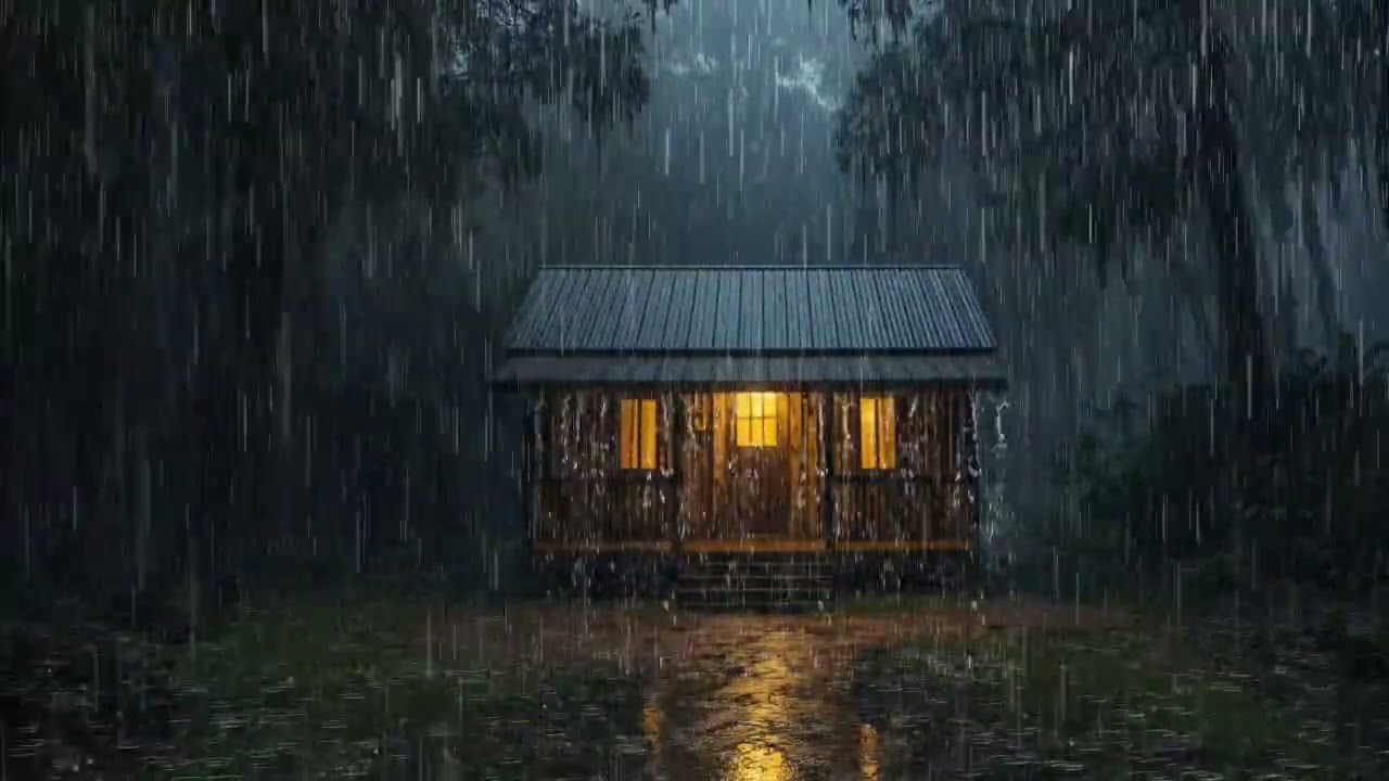 No Ads Rain Sounds for Sleeping – Relaxing ASMR Rain on Roof for Insomnia Relief & Meditation