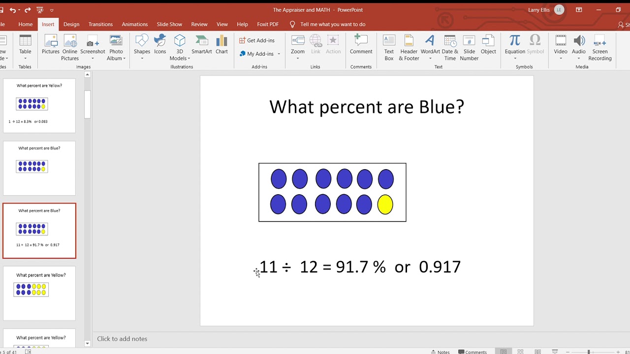 The Appraiser and MATH   Part 1