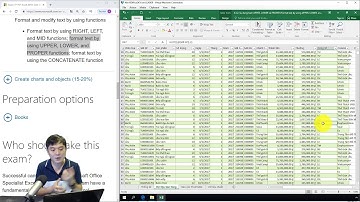 Ôn thi MOS Excel 2016: 4.3.2. Sử dụng hàm UPPER, LOWER và PROPER