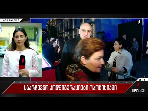 საარჩევნო კონფიგურაციები ოპოზიციაში