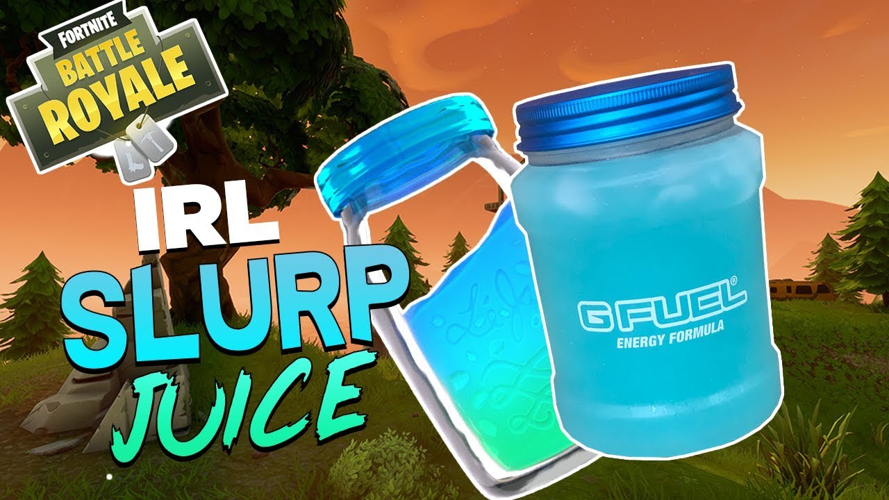 FORTNITE SLURP JUICE IN REAL LIFE (GFUEL Battle Jar) YouTube