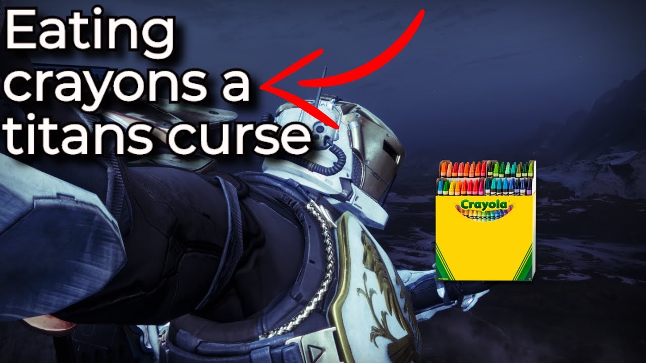 Eating crayons (a day in the life of a titan) YouTube