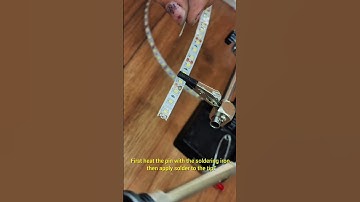 “LED Strip Soldering Hack 🔥”Solder Like a Pro”#shorts #lifehack #howto #tutorial #tech #diy #arduino