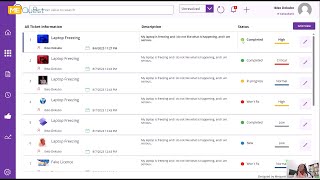 Support Ticket System Built with PowerApps