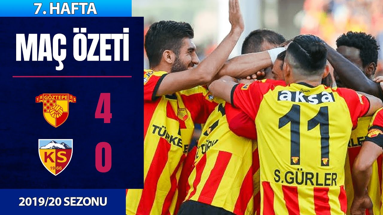 2019-2020 Süper Lig GÖZTEPE - KAYSERİSPOR 4-0 Maç Özeti